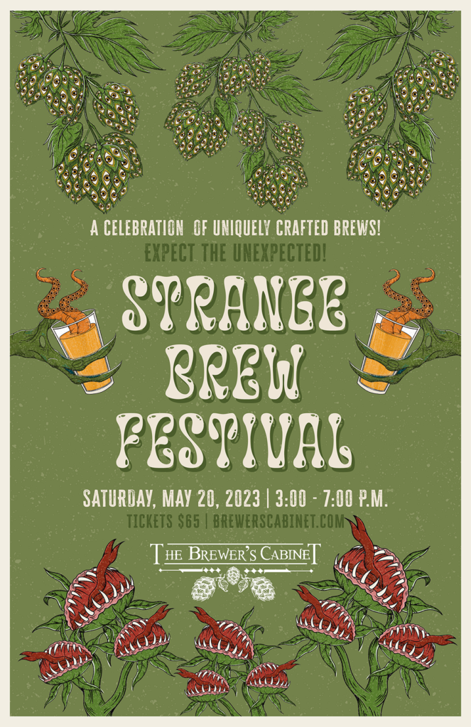 Poster for Strange Brew Festival.