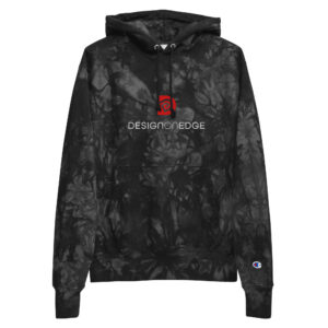 DOE Unisex Champion tie-dye hoodie