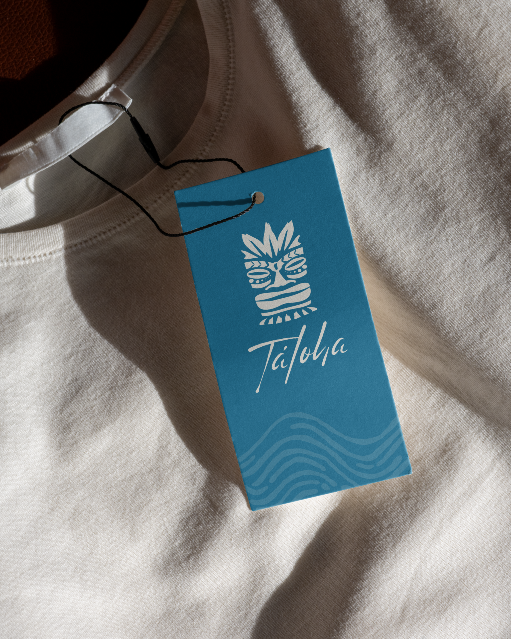 Hang tag design for Live Táloha
