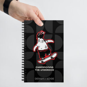 Championing the Underdog Spiral Notebook
