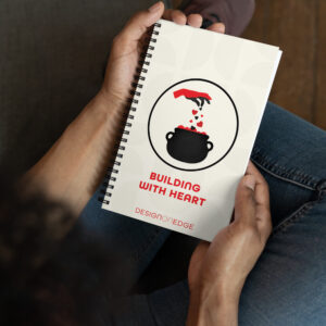 Building With Heart Spiral Notebook