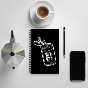 20 Years of Shaking Things Up Spiral Notebook